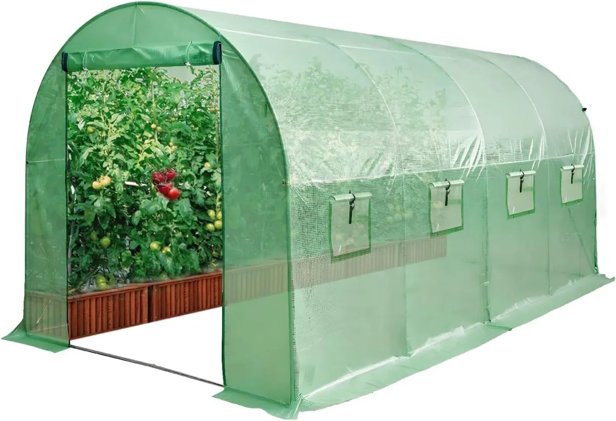 4m x 2m Non-Rust Greenhouse Stainless Steel Frame - Image 3