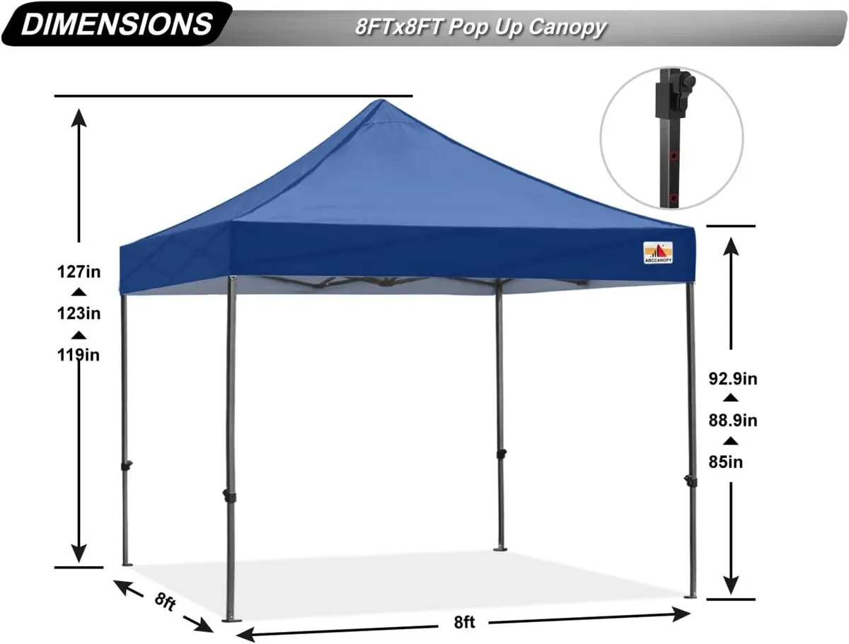 Pop Up Gazebo with Detachable Awning Commercial - Image 4