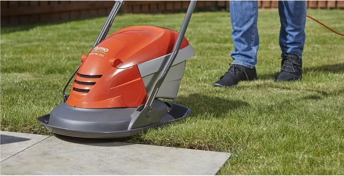 Hover Vac 250 Electric Collect Lawn Mower - 1400W - Image 2