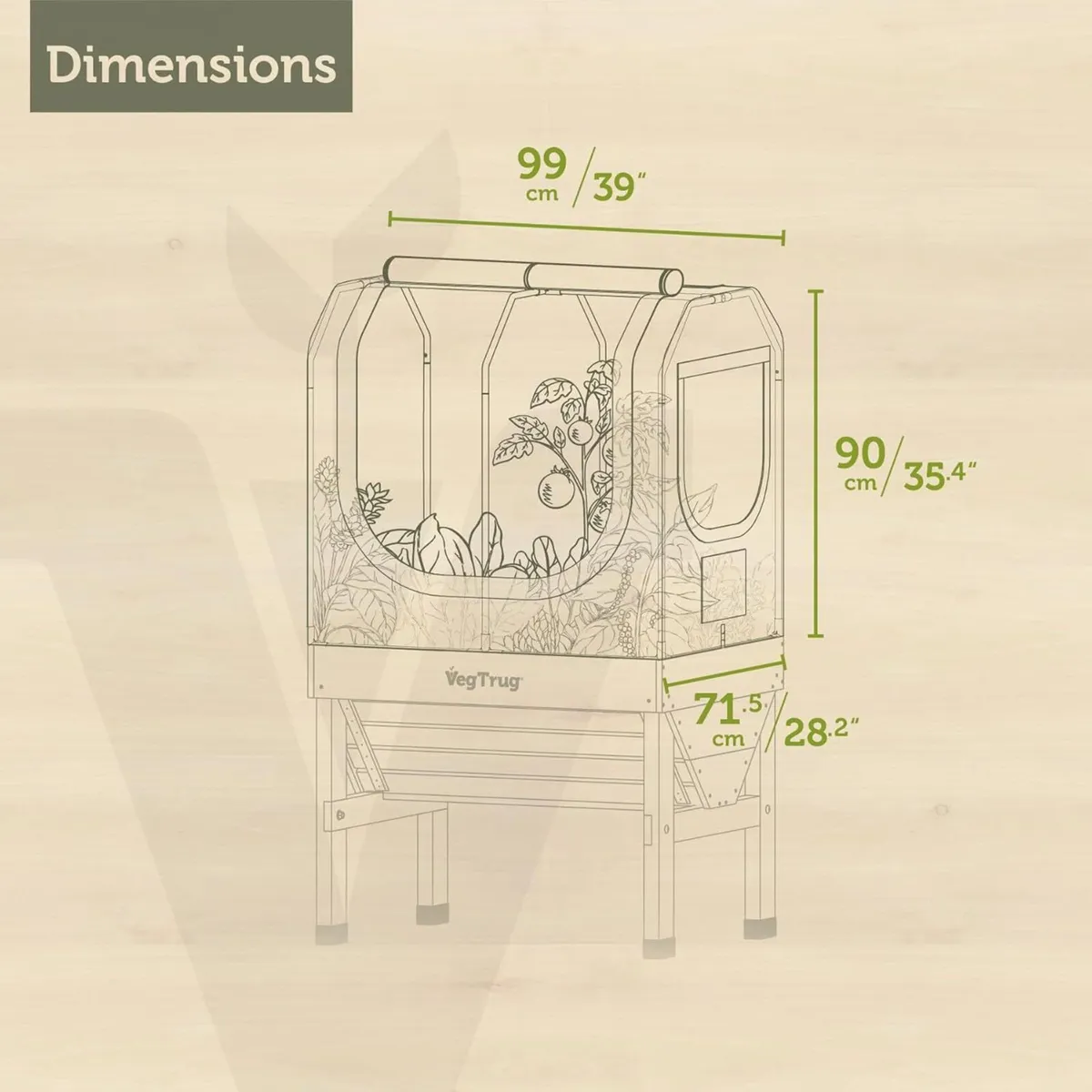 Small Greenhouse Frame Multi Cover Set White - Image 2