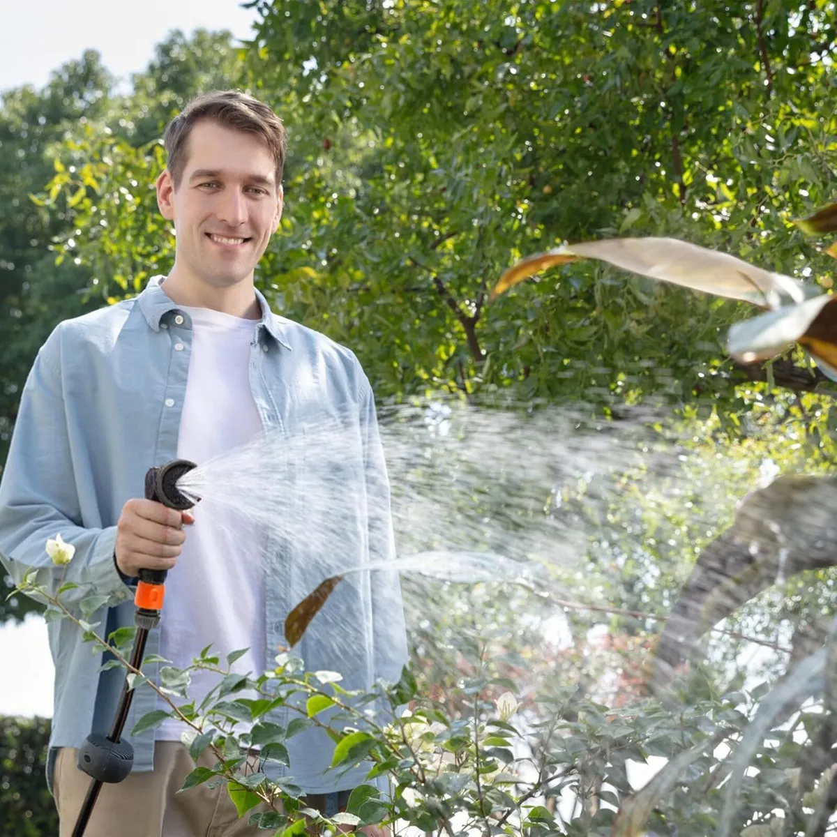 Retractable Hose Reel Wall Mounted 30+2m Garden - Image 2