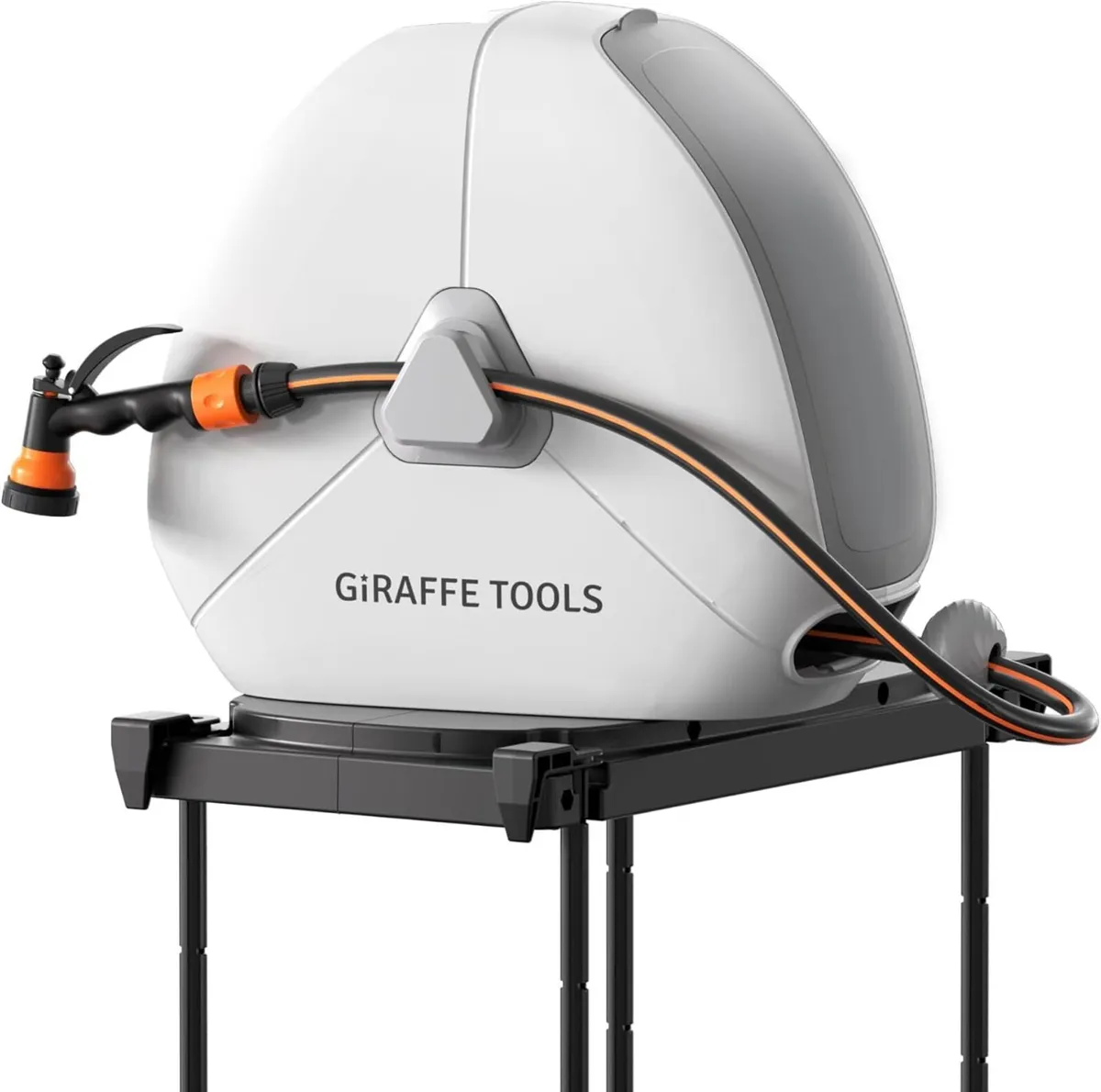 25m Retractable Garden Hose Reel Ground Mounted - Image 1