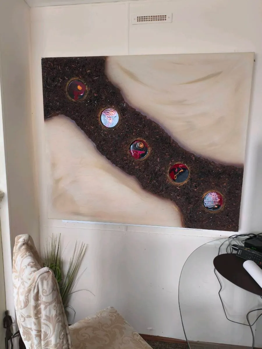 Beautiful heavy quality canvas picture, very unusu - Image 1