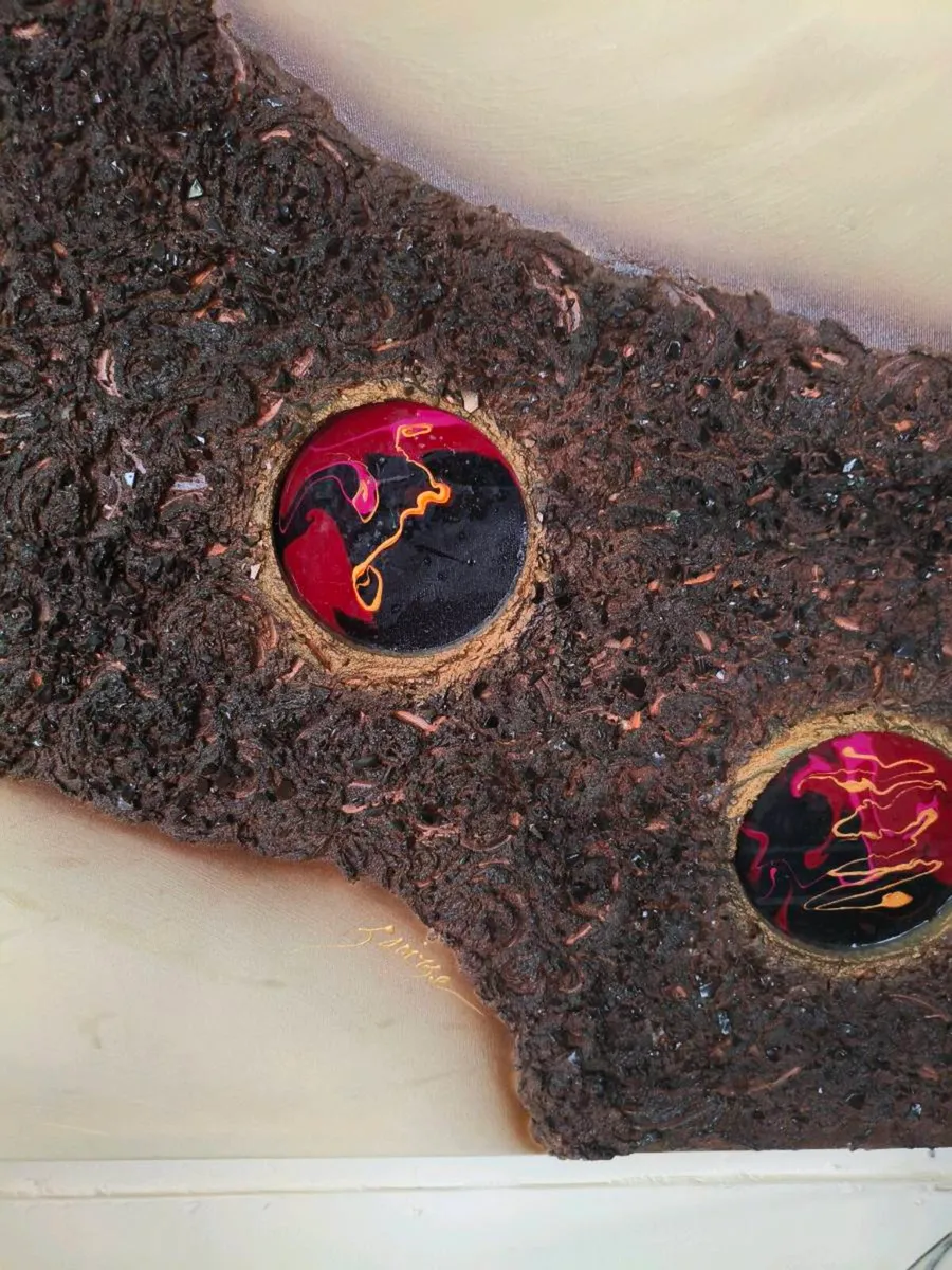 Beautiful heavy quality canvas picture, very unusu - Image 3