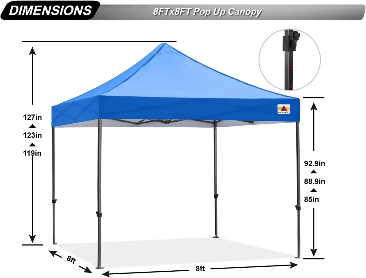 Pop Up Gazebo with Detachable Awning Commercial - Image 4