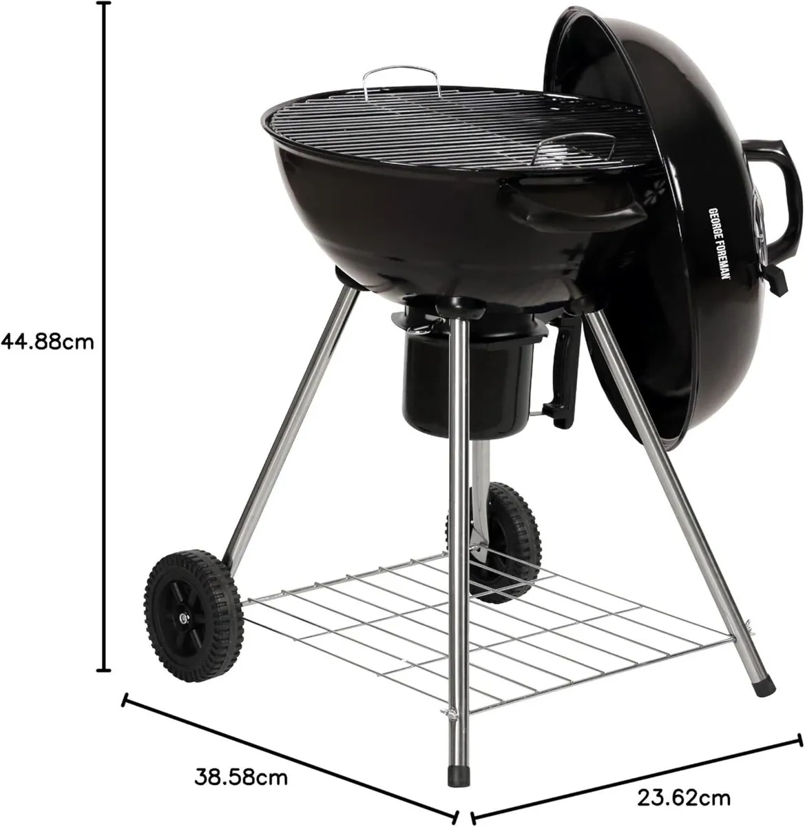 Portable Charcoal BBQ Round Kettle 47.5 cm - Image 3
