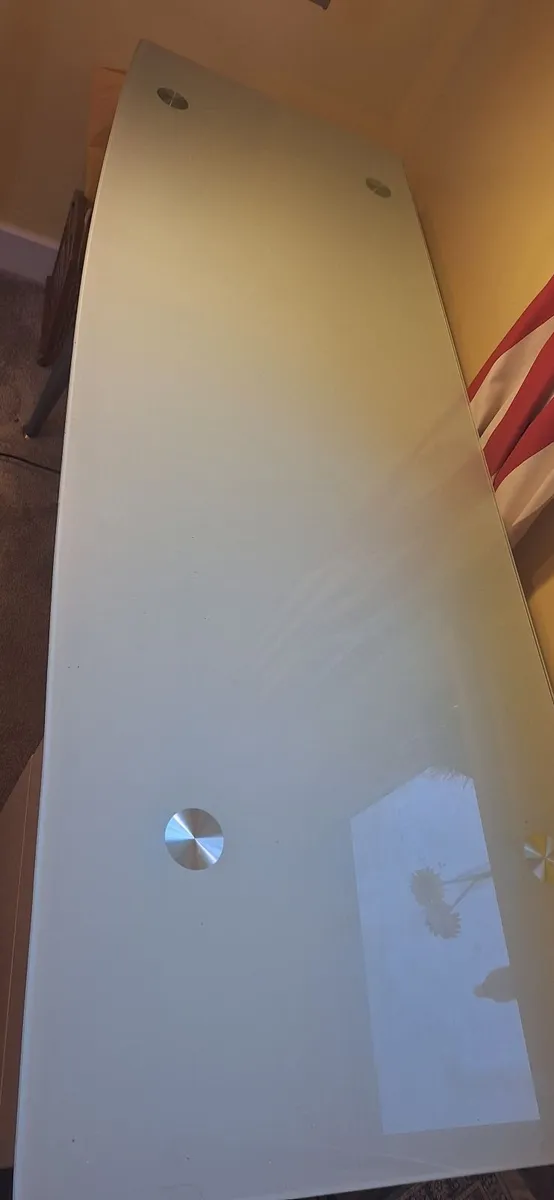 Computer table & chair & lamp - Image 2