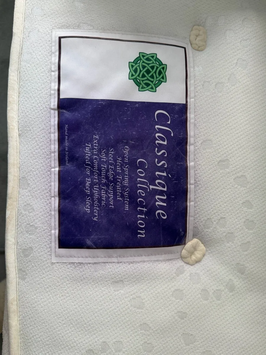 Double bed base and mattress. - Image 4