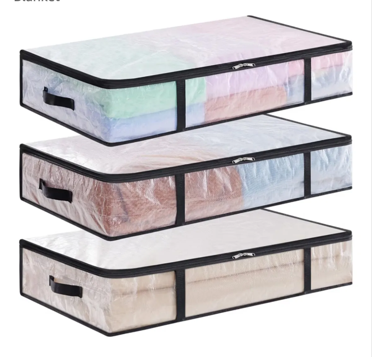 Underbed storage bags (3 pack) - Image 1