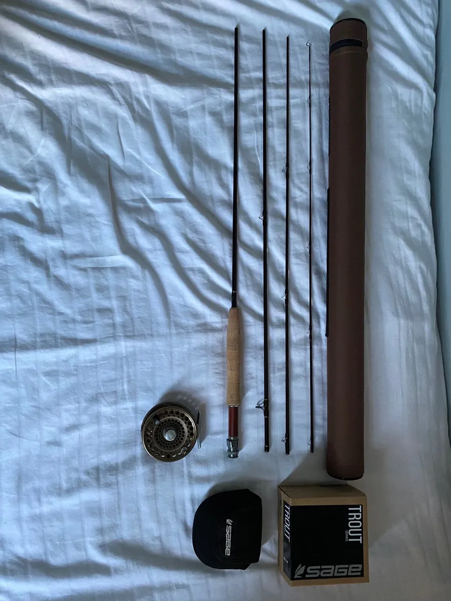 Redington Trout Fly Rod & Sage Trout Reel - Image 1