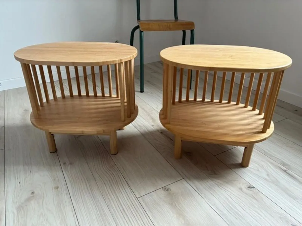 2 bedside tables - Image 1