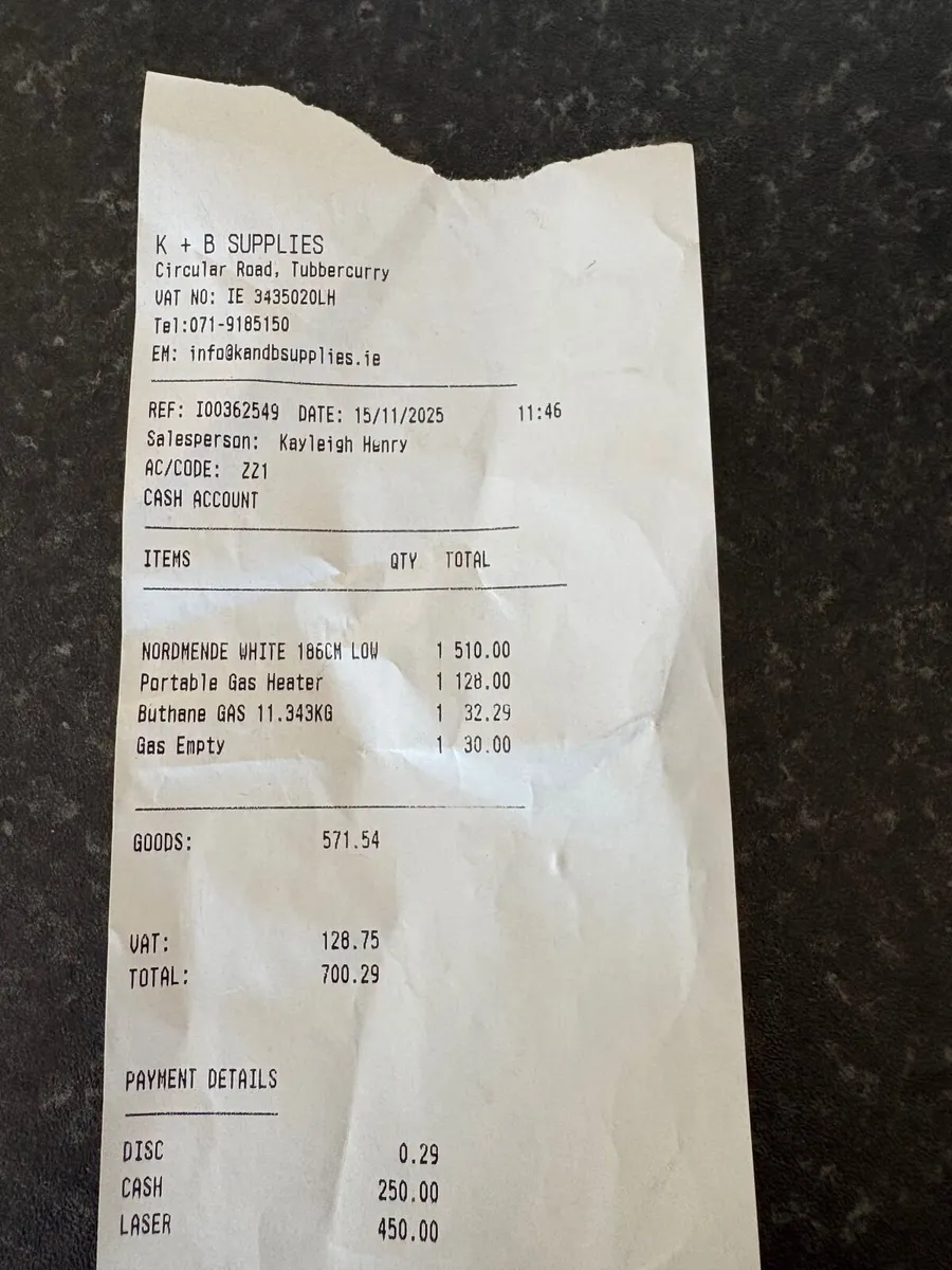 Fridge freezer -Nordmende as new - Image 4