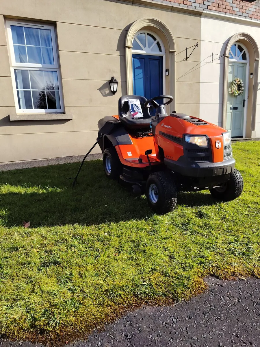 Husquvarna petrol ride on lawnmower - Image 1