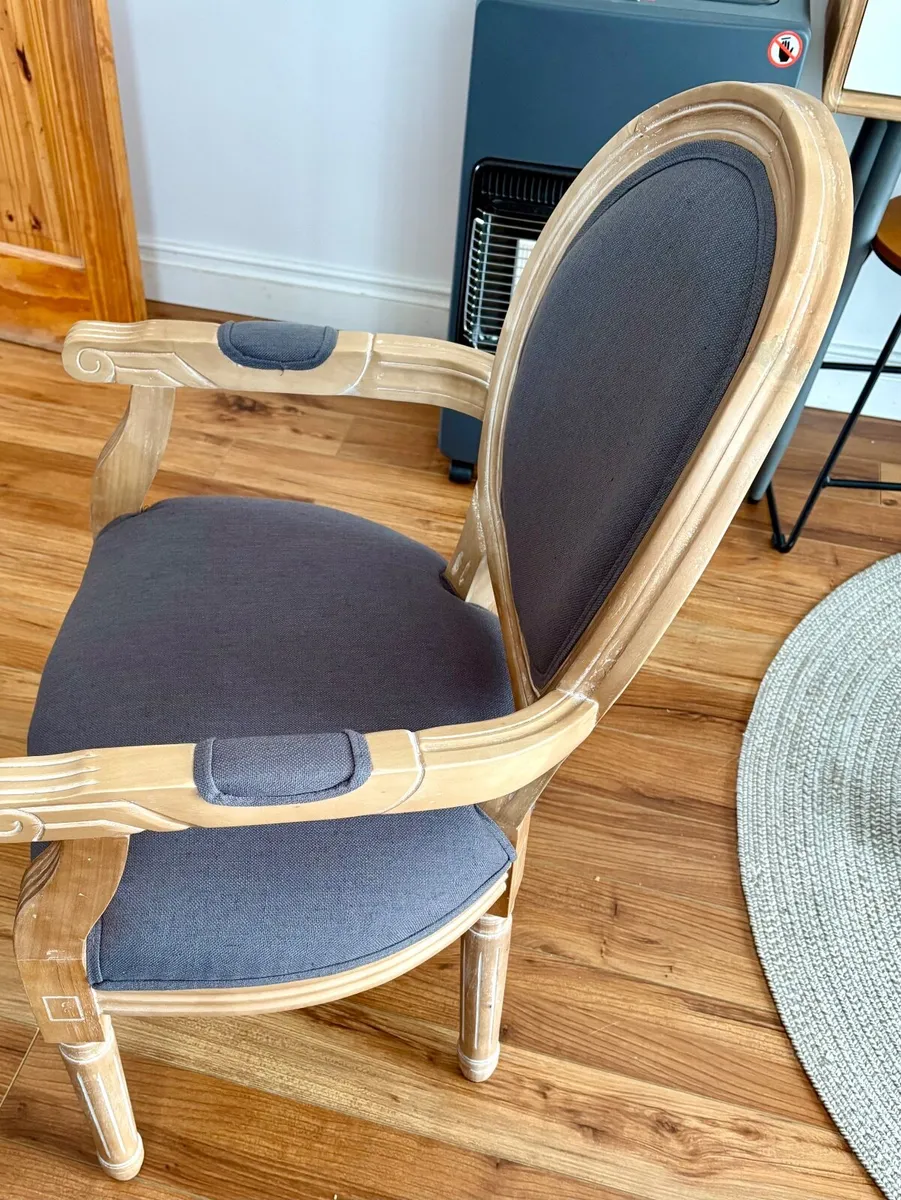 Dining carver  armchair x 2 as new - Image 3