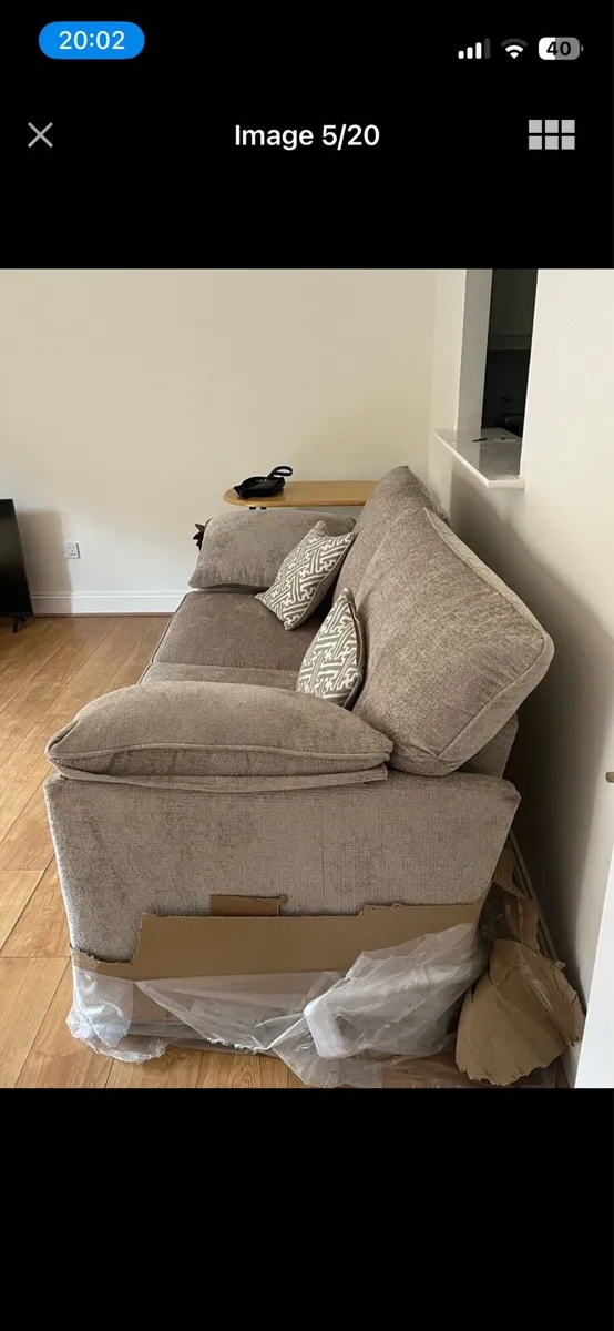 Sofa, brand new and bought for €1169 - Image 4