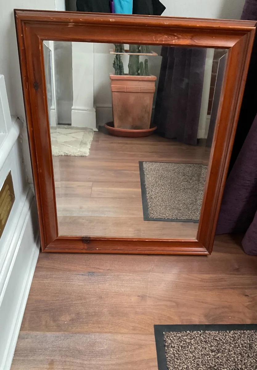 Solid Wood Mirror - Image 1
