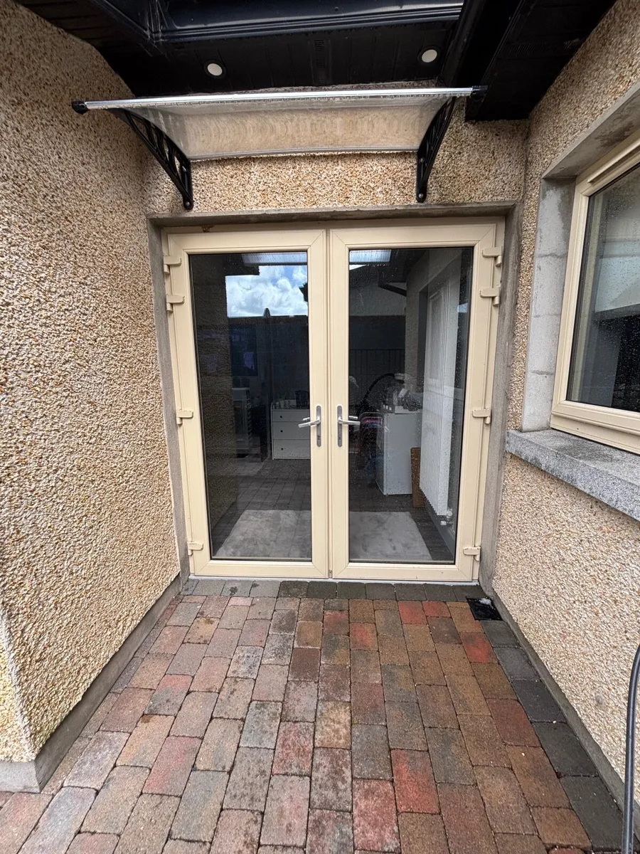 Munster joinery Cream Patio doors without Frame - Image 3