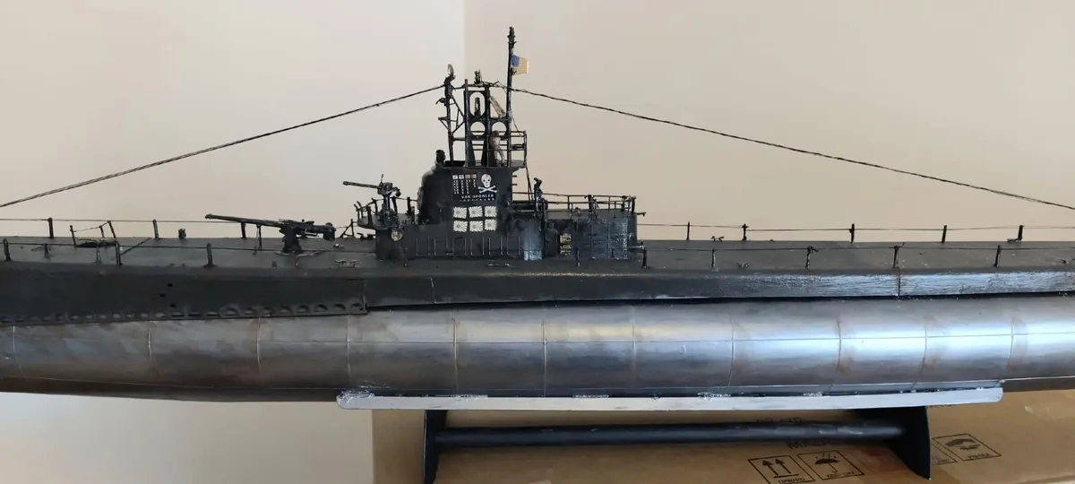 WW2 American Navy 4ft Submarine Model - Image 3