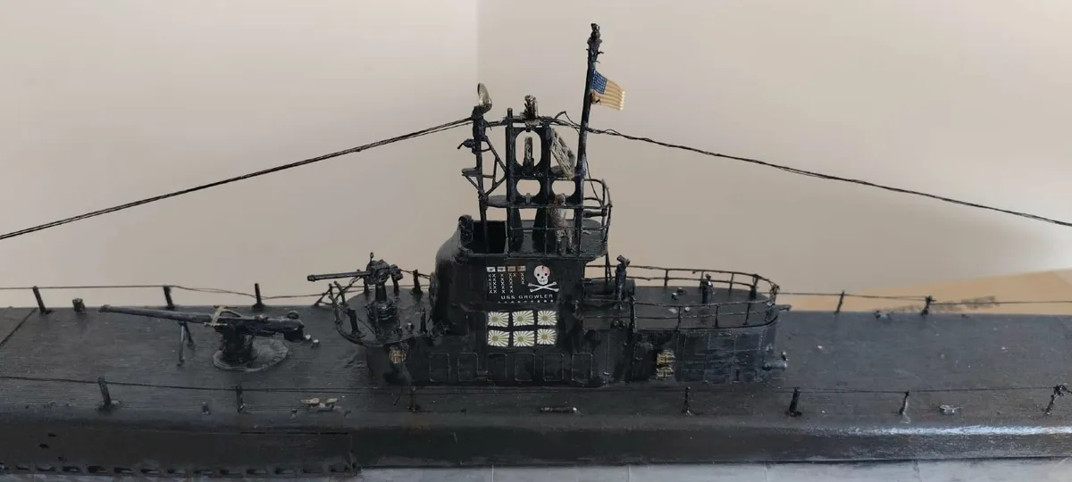 WW2 American Navy 4ft Submarine Model - Image 2
