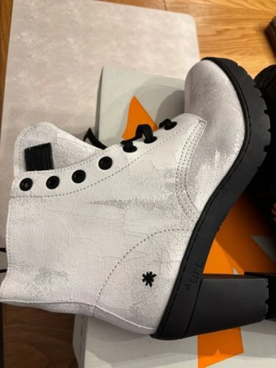 ART full leather white boots 7uk 41eu NEW in Box - Image 2