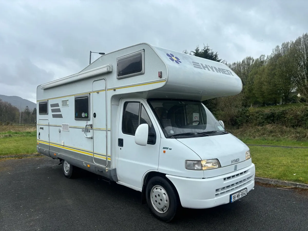 Fiat ducato 2.5 ID.TD Hymer 6 berth fixed bed DOE✅ - Image 1
