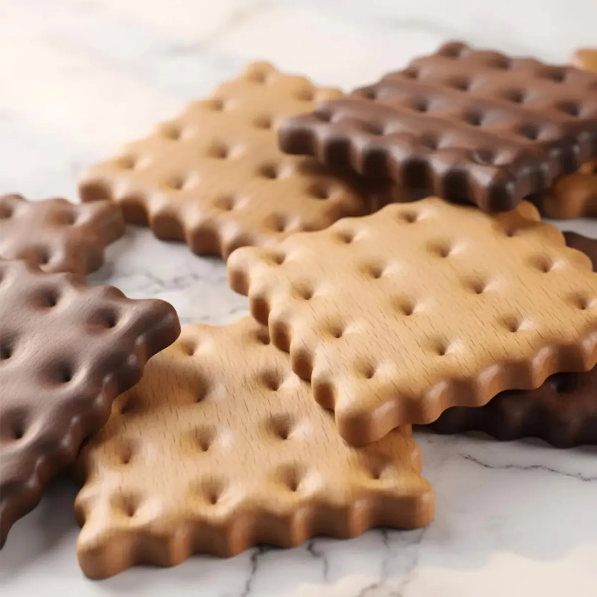 Wooden Cookie Coaster Set - Image 3