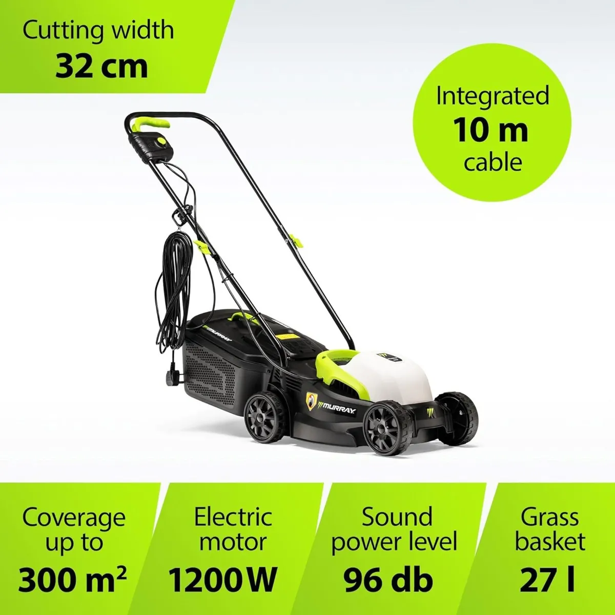 Corded Electric Lawnmower 2-in-1 - Compact Lawn - Image 2