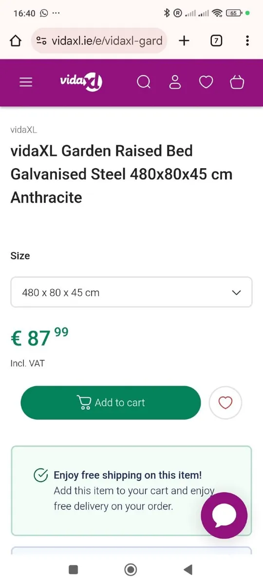 Galvanized raised garden bed - Image 2