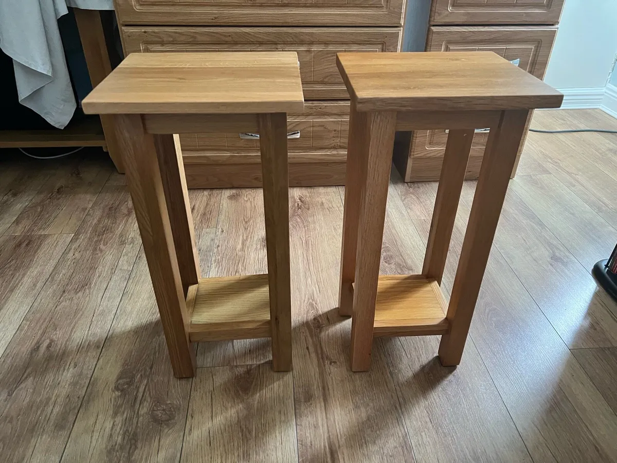 Brand new. 2  table stands