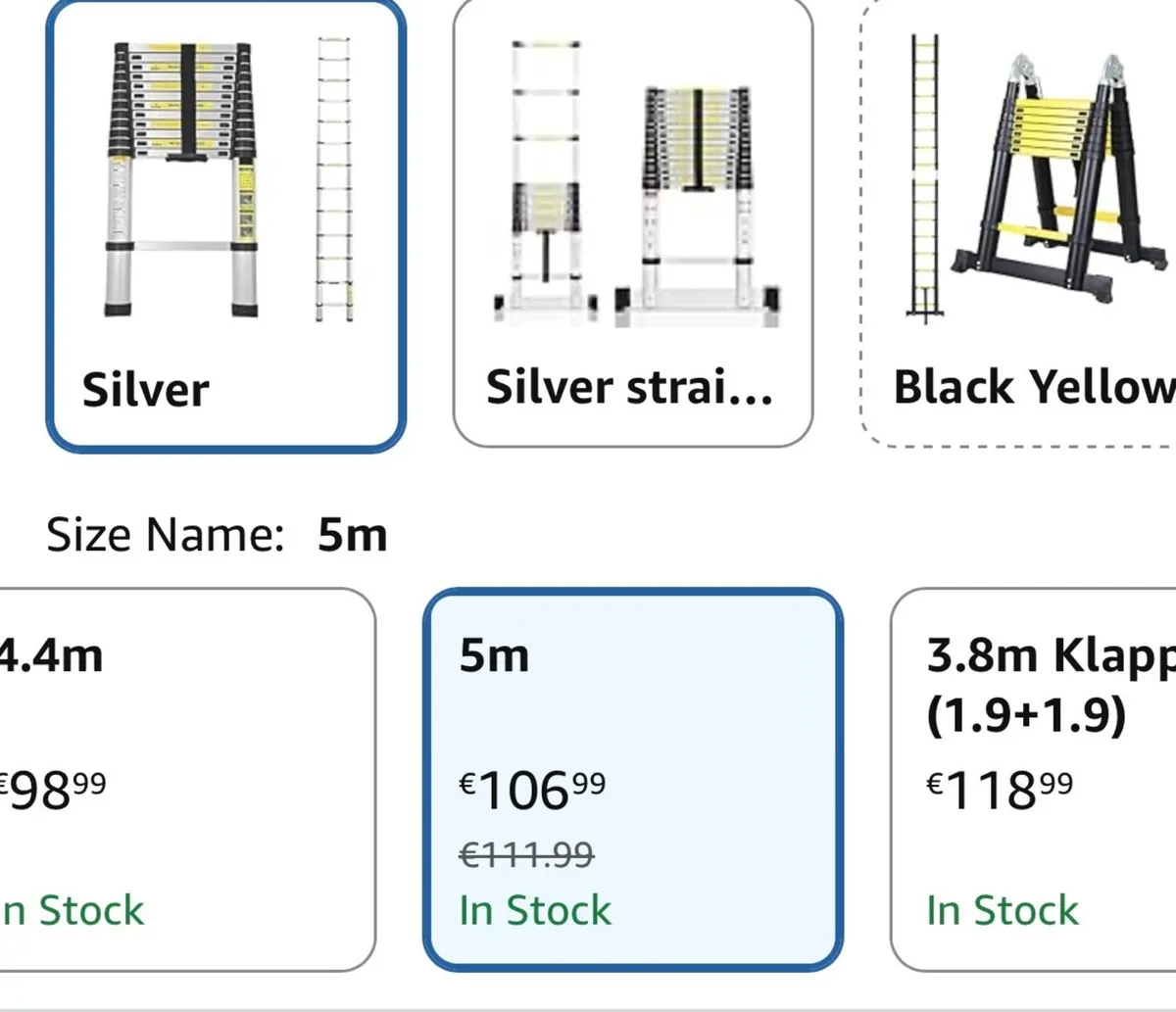 telescopic ladder 5m - Image 2