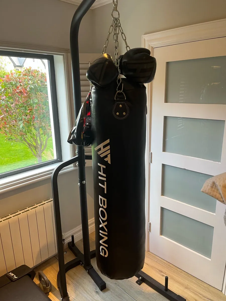 Boxing Bag and Stand - Image 1