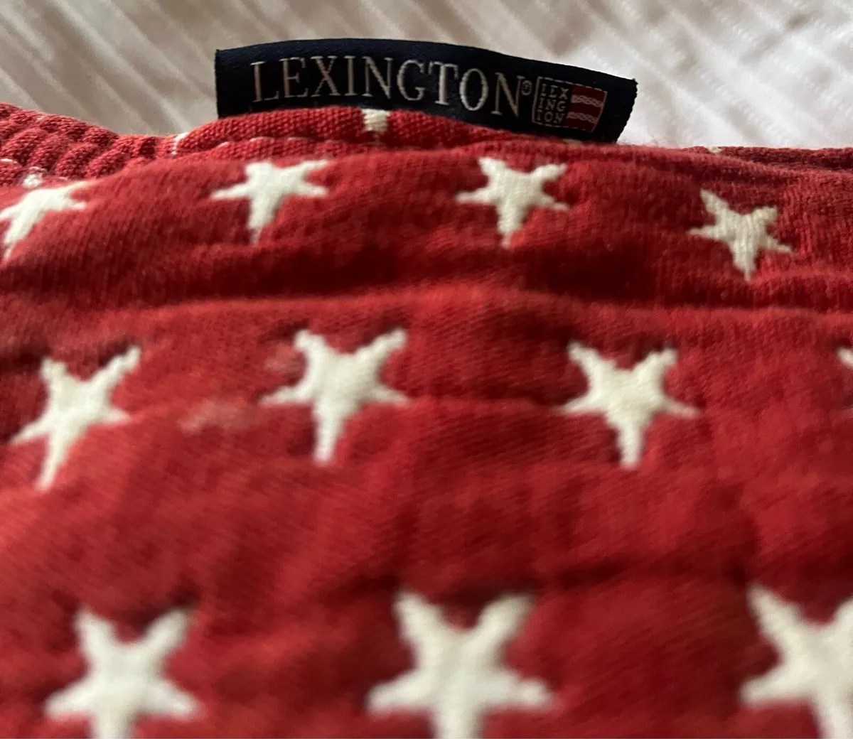 Red Lexington cushions - Image 4