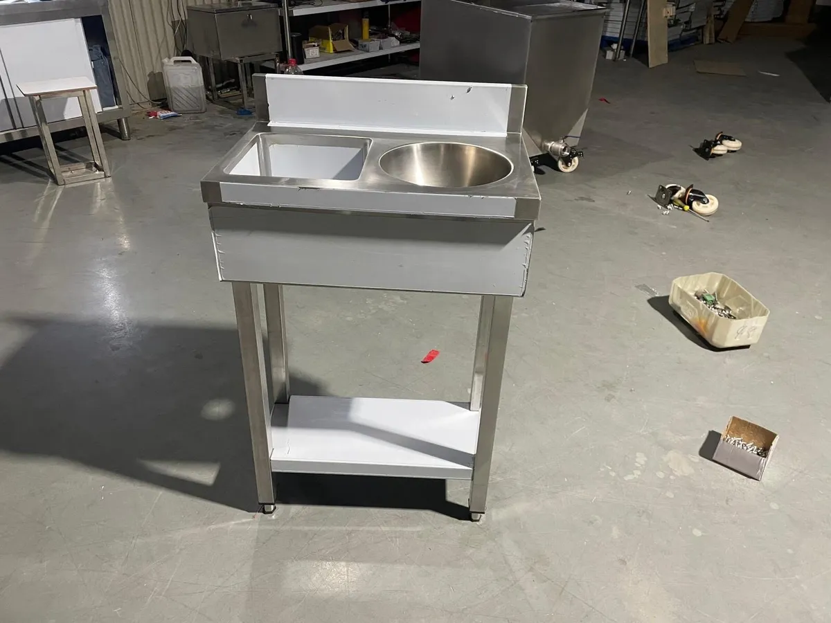 Double handwash and prep sink for trailer - Image 1