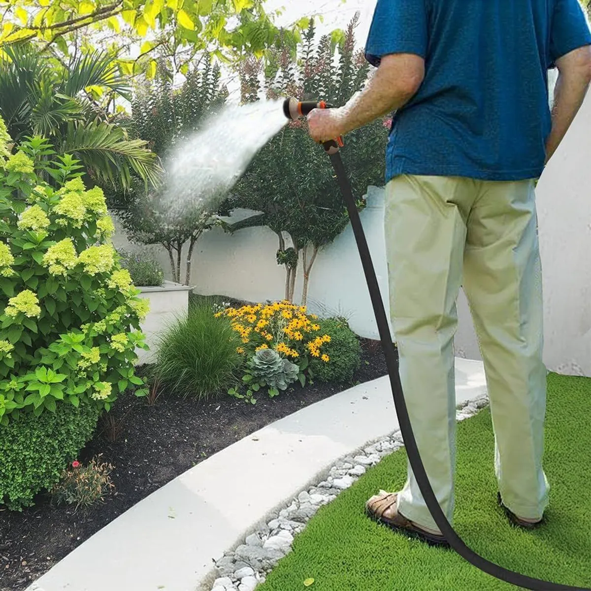 Retractable Garden Hose Reel 30m Wall-Mounted - Image 2