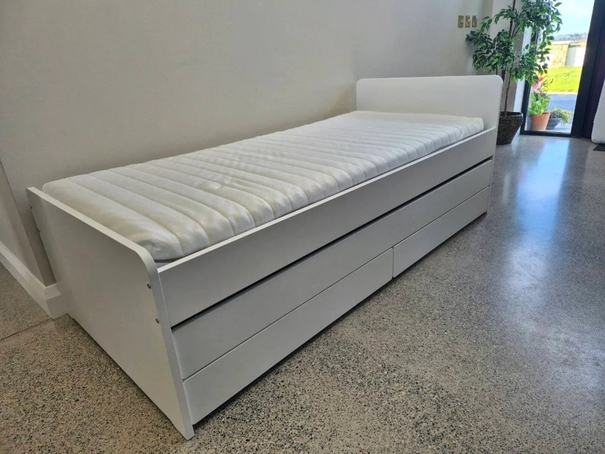 Ikea Slakt Single bed with underbed and storage - Image 2