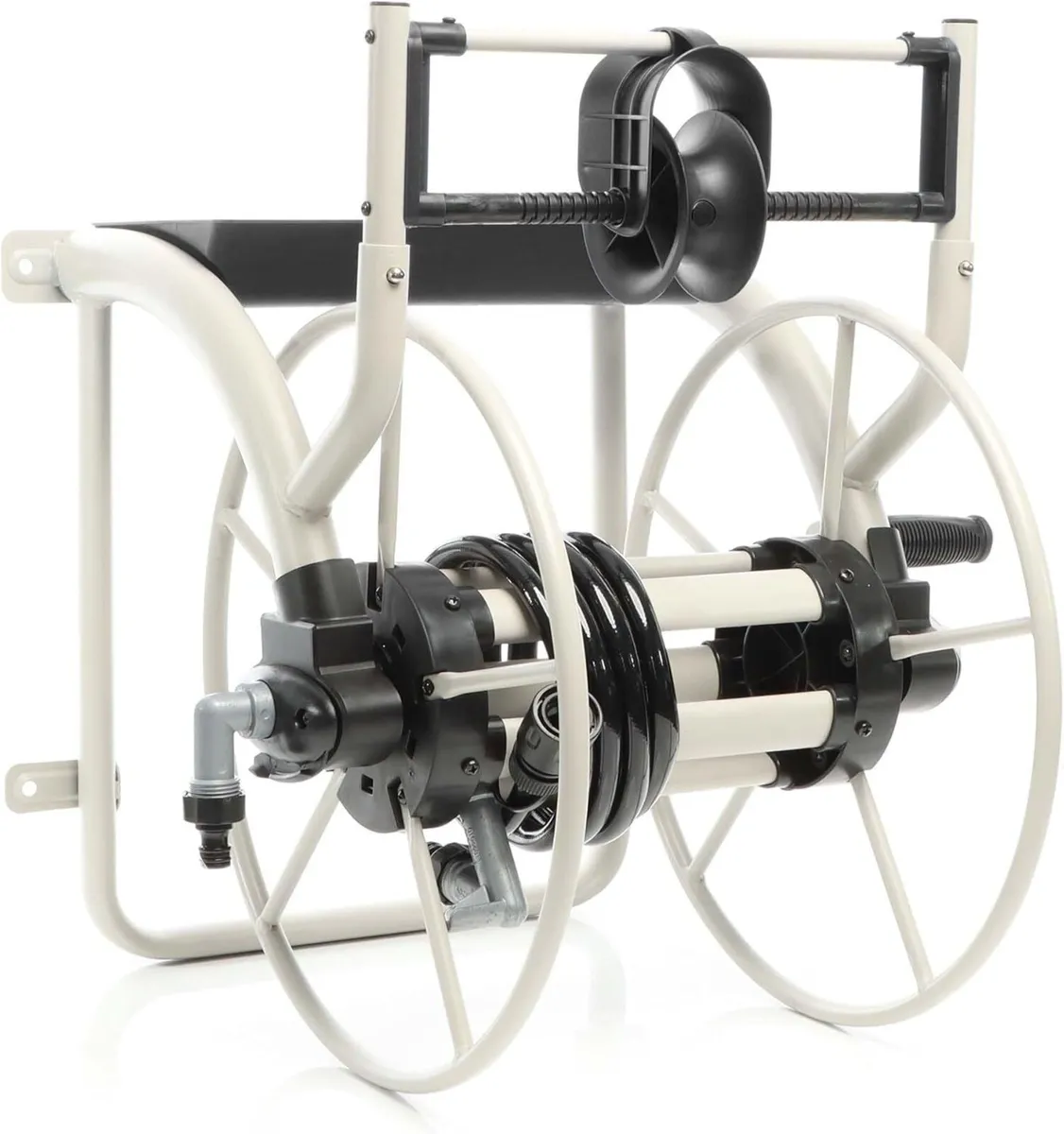 Hose Reel Made of Metal for Wall Fastening with - Image 1