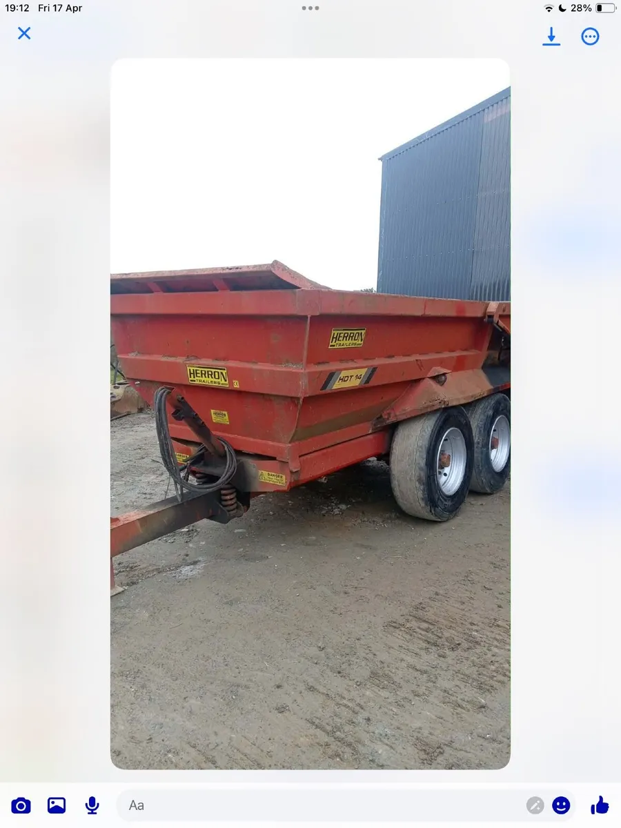Herron dump trailer - Image 1