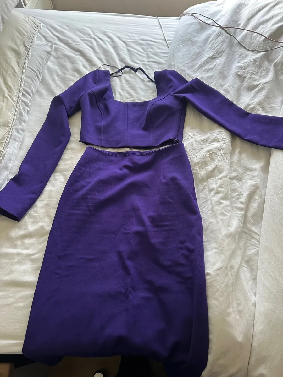 Zara skirt/Top Purple Set - Image 1