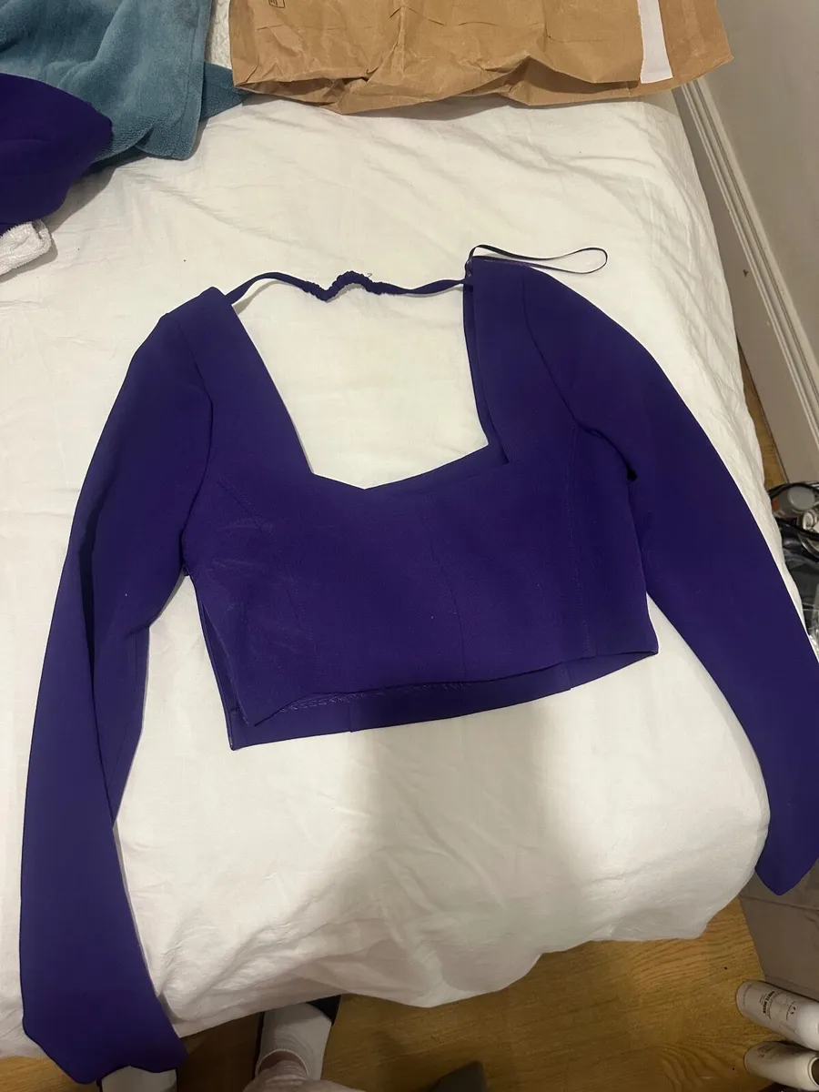 Zara skirt/Top Purple Set - Image 2