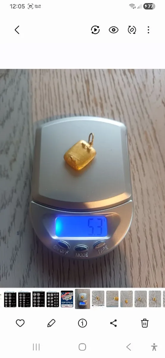 Victorian Gold brooch 22ct - Image 3