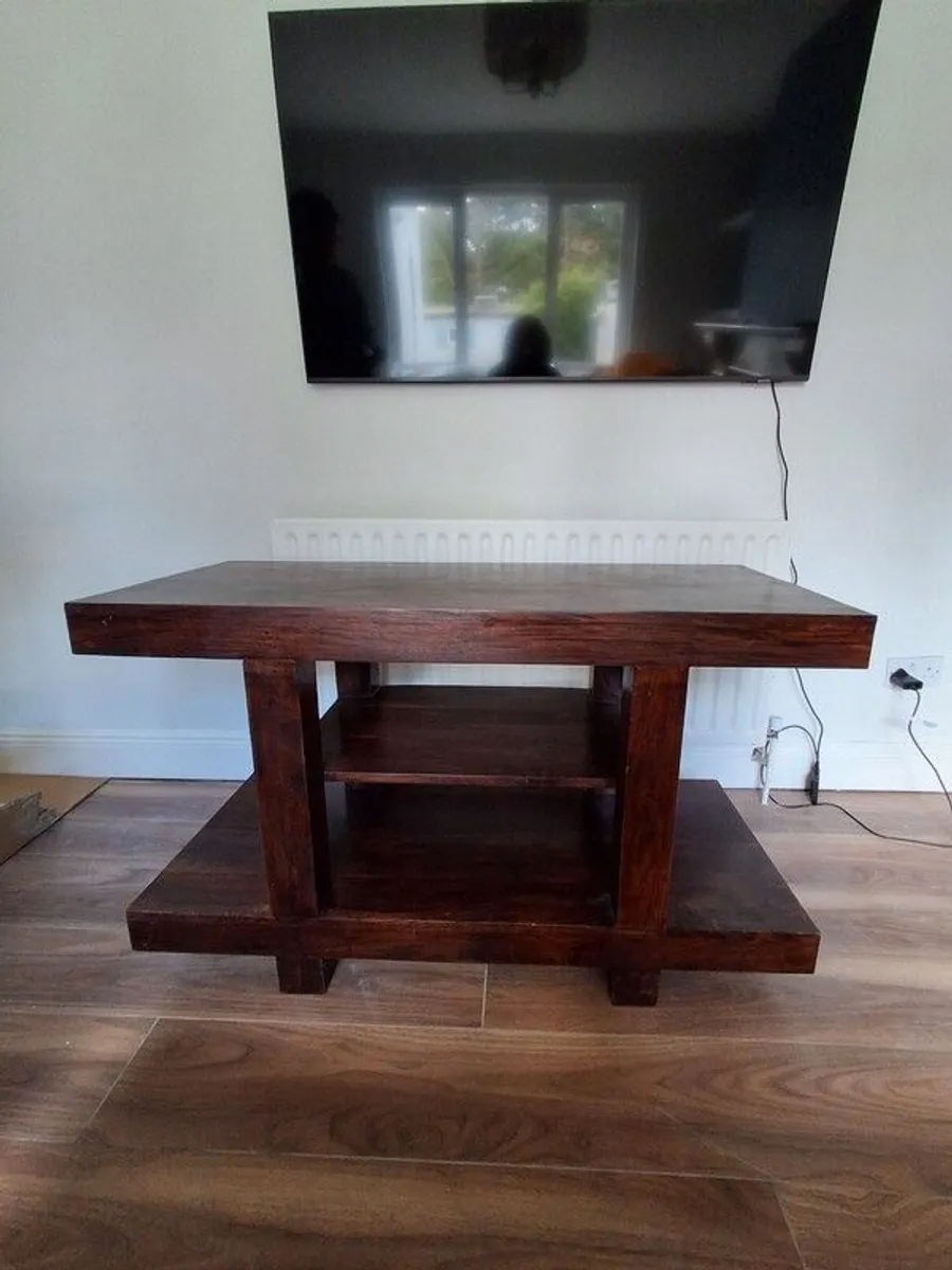 Solid mango TV/ Console table - Image 1