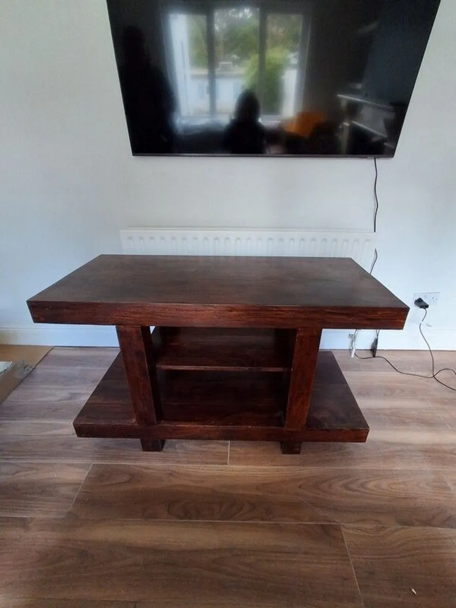 Solid mango TV/ Console table - Image 2