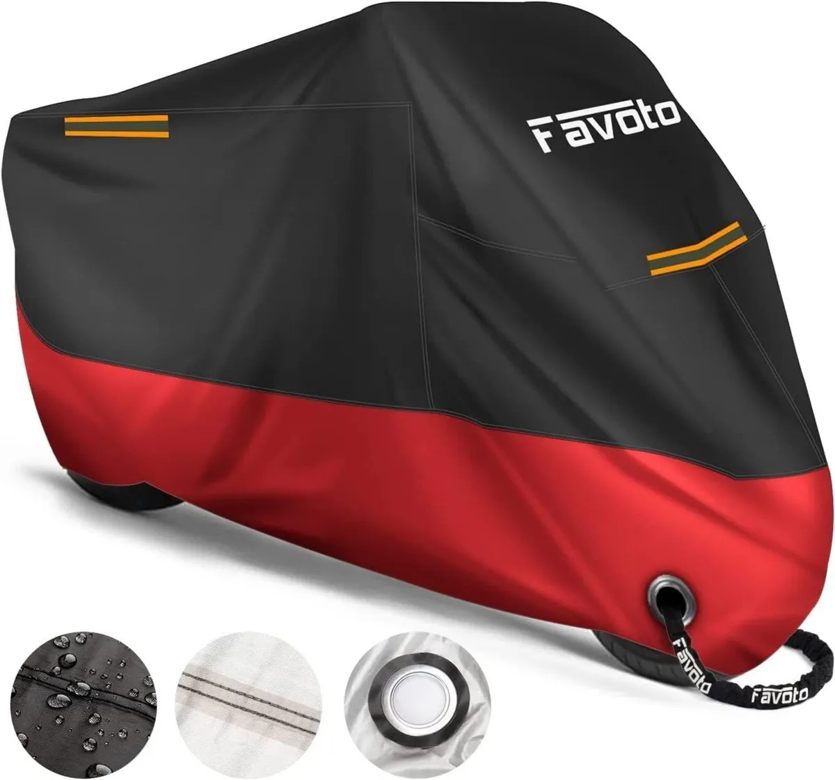 210D Motorcycle Cover Waterproof Outdoor Cover - Image 2