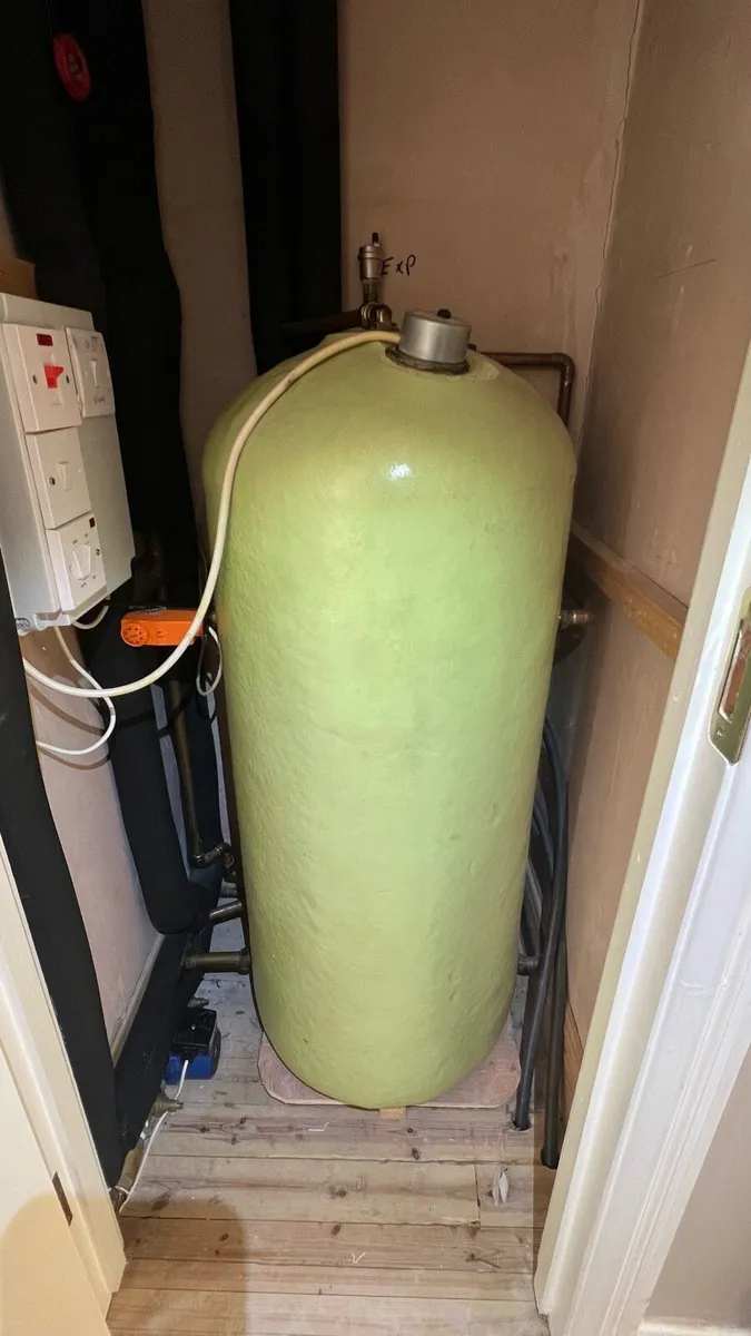 Twin coil copper cylinder