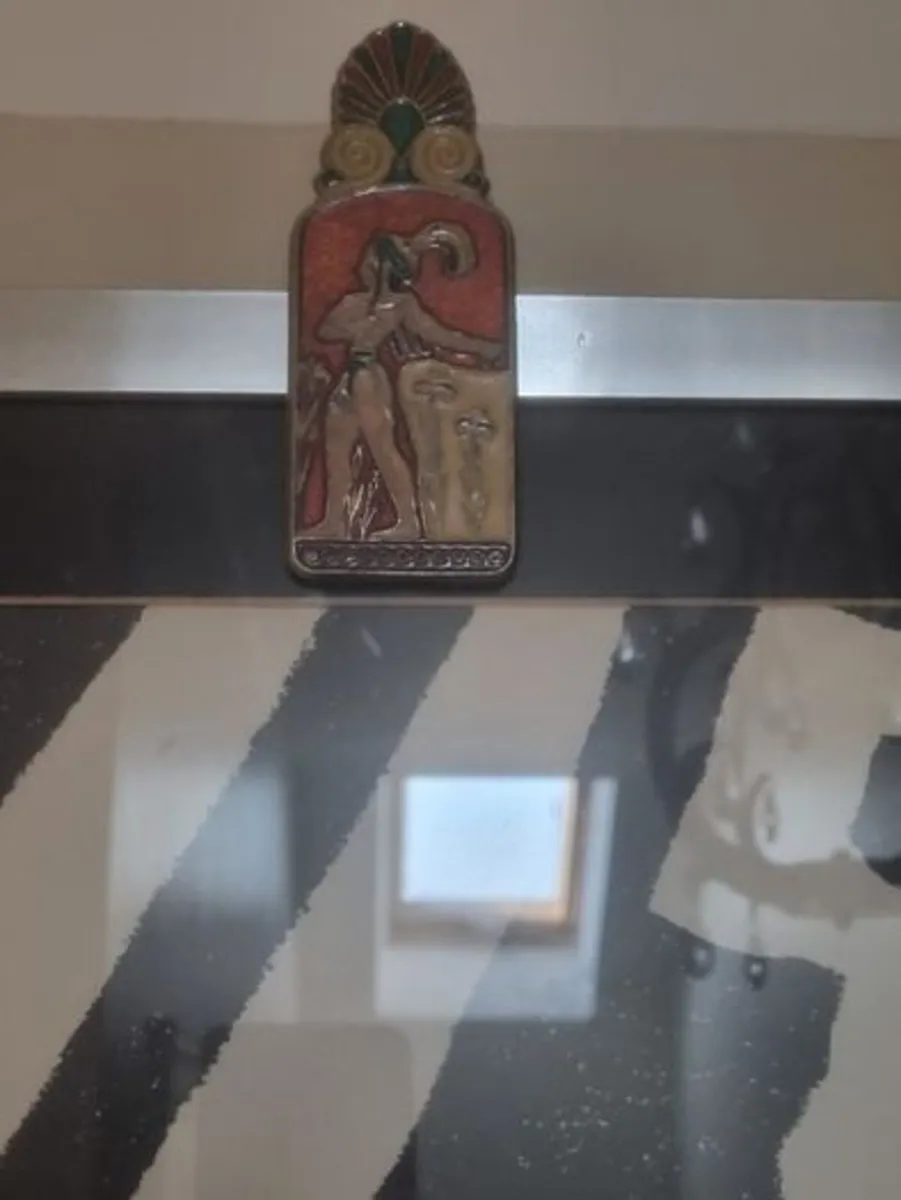 Large vintage framed art poster Museum of the Indi - Image 3