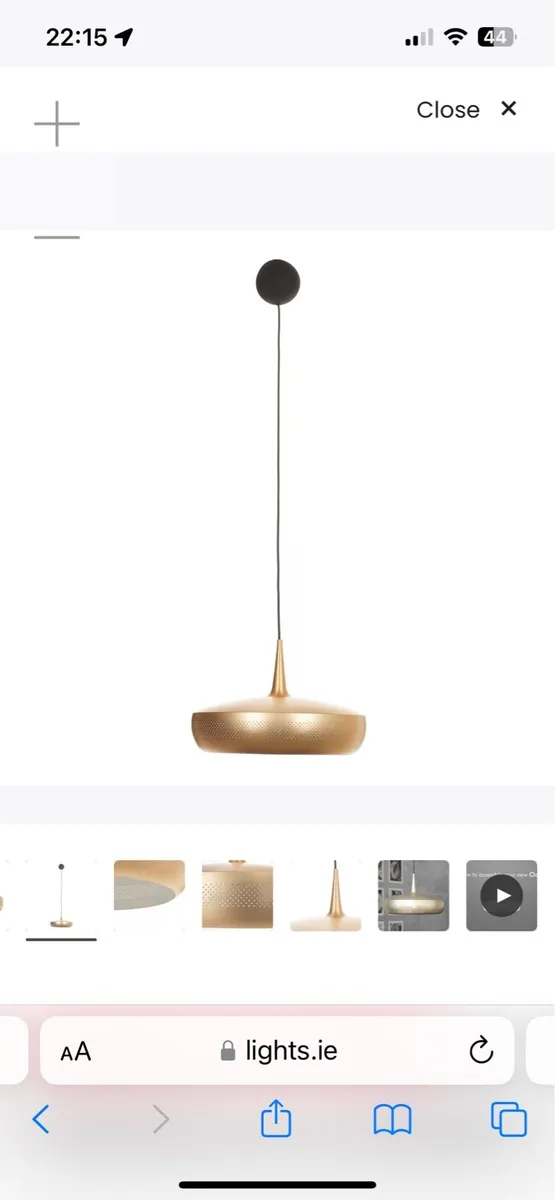 Umage Pendant Light fixture brass - Image 2