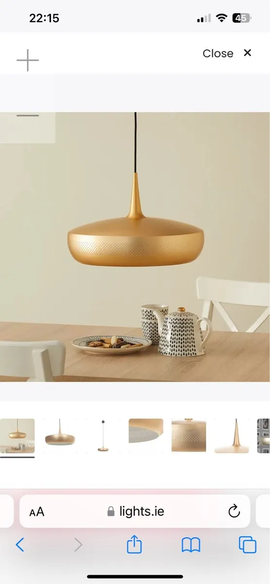 Umage Pendant Light fixture brass - Image 3