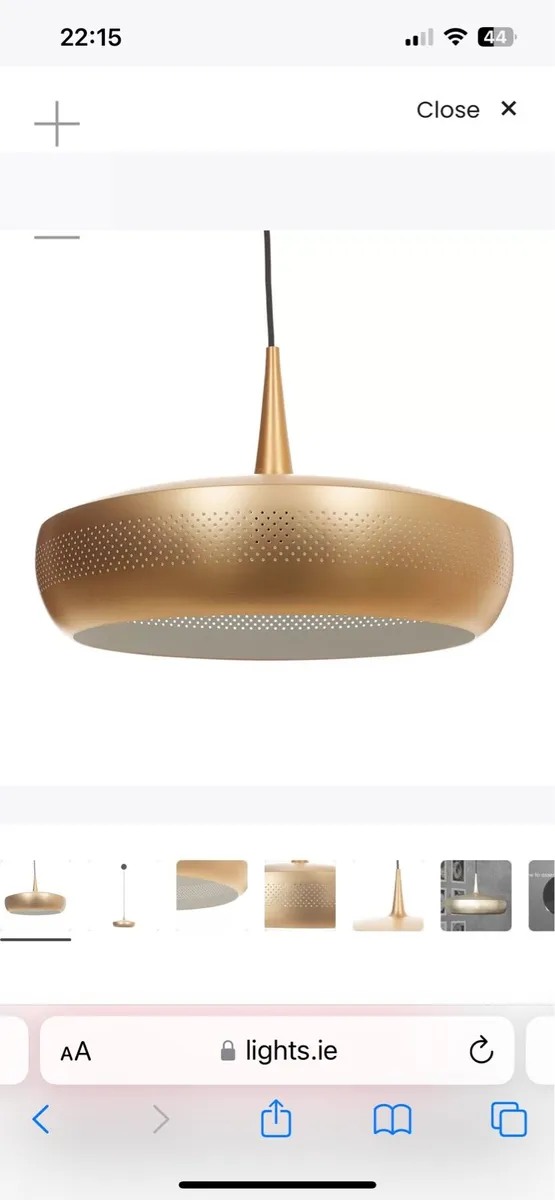 Umage Pendant Light fixture brass - Image 4