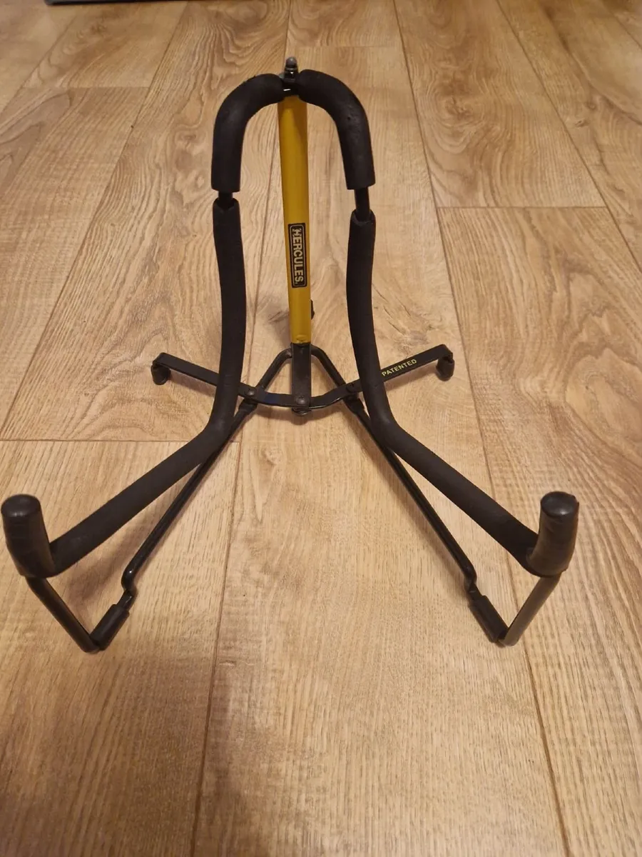Like New  - Two Hercules Guitar Acoustic Stands - Image 2