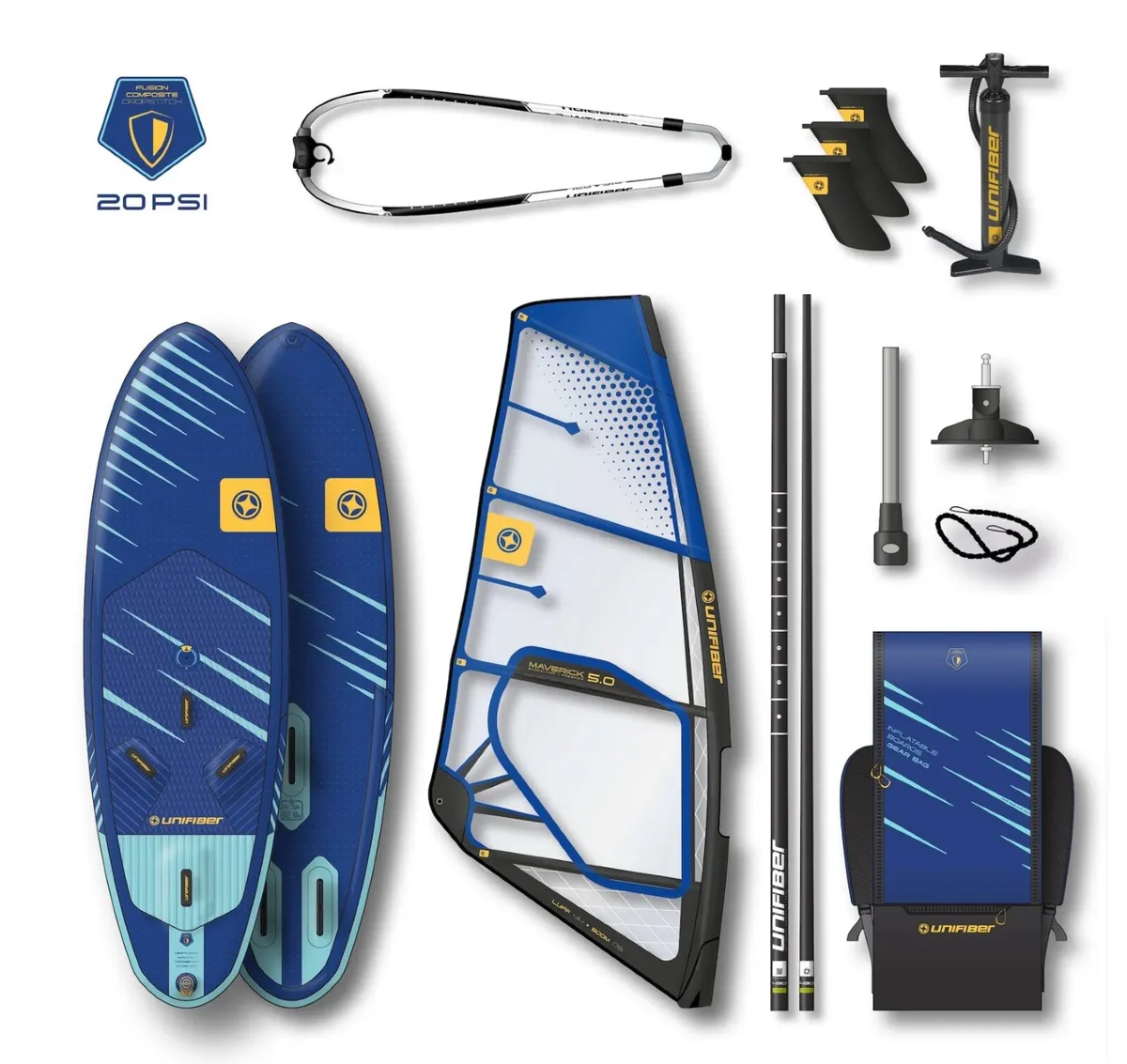 Used:RPM iWindsurf 280 (FCD) & Maverick II 5.8 Rig - Image 1
